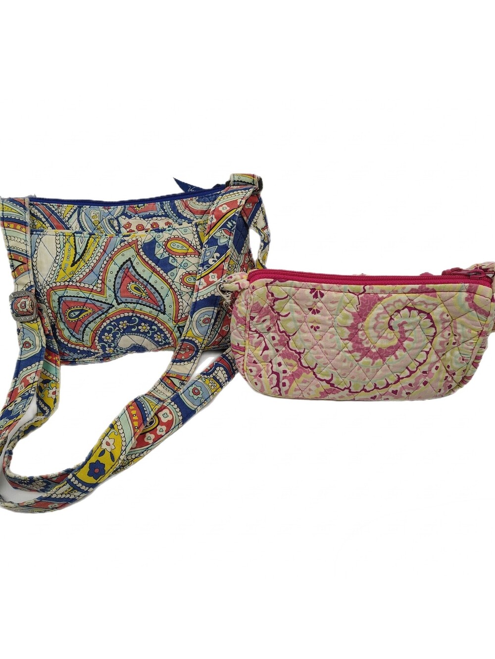 Vera Bradley Crossbody Bags Set of 2 Quilted Cotton Paisley Print